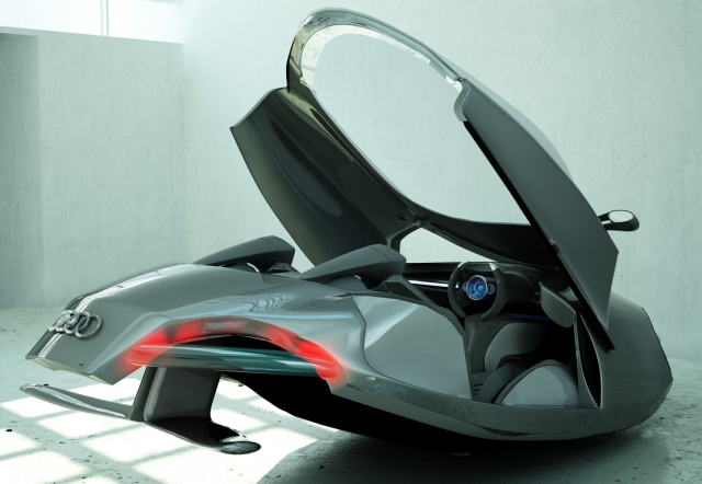 audi shark car model 3D मॉडल .c4d .max .obj .3ds .fbx .stl .blend