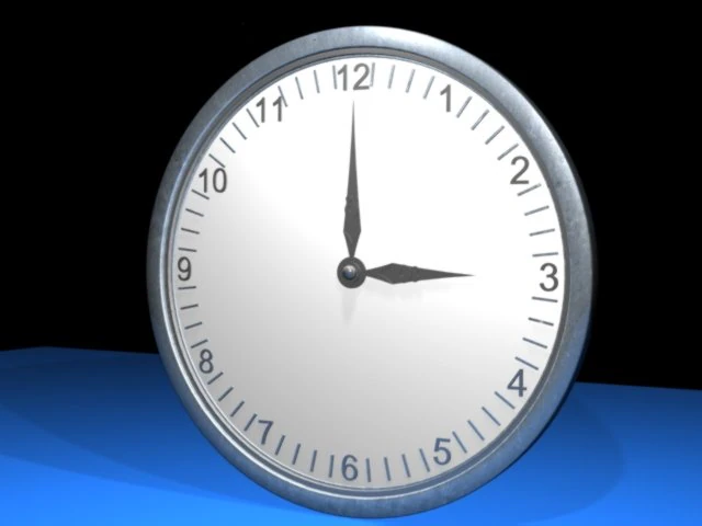 3d clock 3D Model .c4d .max .obj .3ds .fbx .stl .blend 