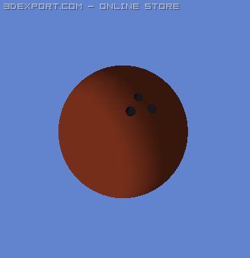 boliche ball 3D Model .c4d .max .obj .3ds .fbx .stl .blend 