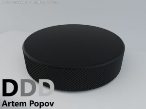 hockey puck 3D Model