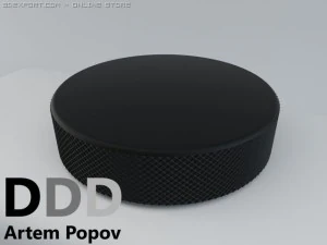 rondelle de hockey Modèle 3D