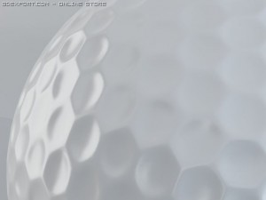 golf ball Modello 3D