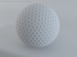 golf ball Modello 3D
