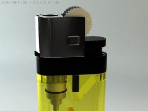 cigarette lighter 3D Model