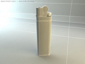 cigarette lighter 3D Model