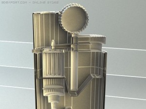 cigarette lighter 3D Model