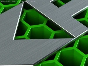 xfx logo 3D Model