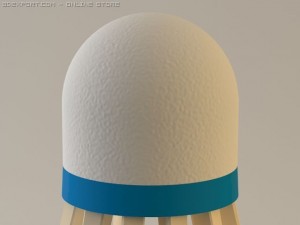 shuttlecock Modelo 3D