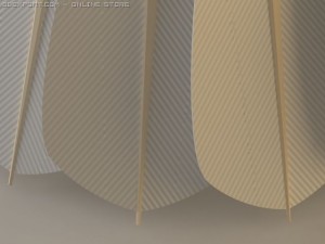 shuttlecock Modelo 3D