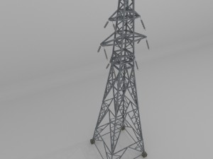column power lines Modèle 3D