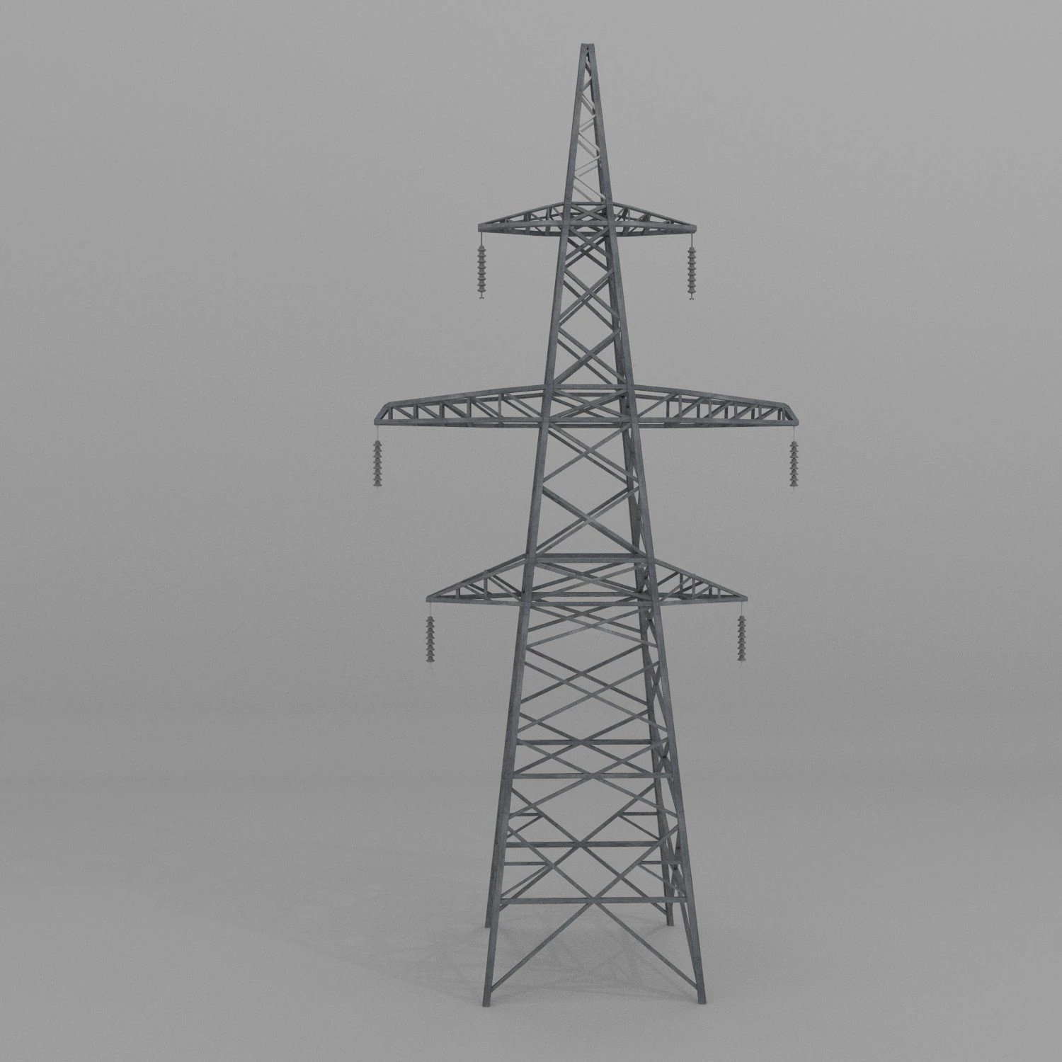 column power lines 3D Model .c4d .max .obj .3ds .fbx .stl .blend 