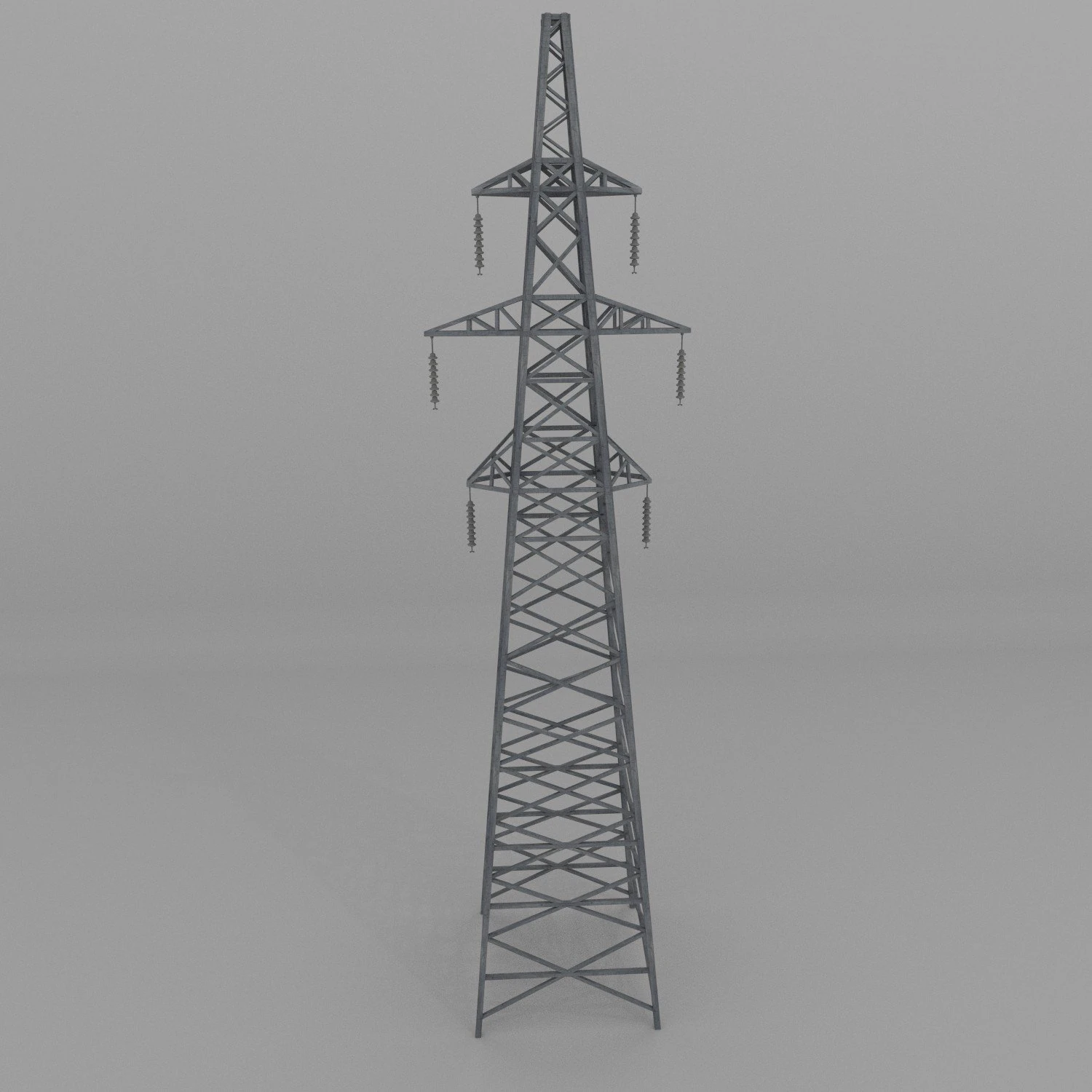 column power lines 3D Model .c4d .max .obj .3ds .fbx .stl .blend
