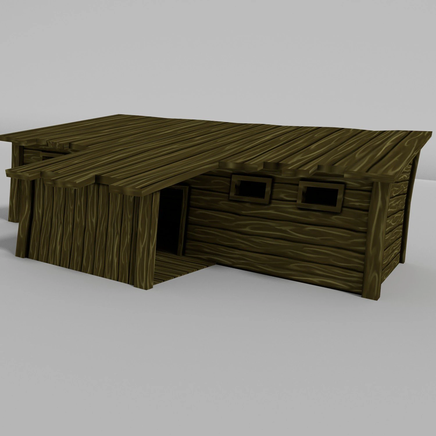 lowpoly rpg house 3D Model .c4d .max .obj .3ds .fbx .stl .blend 