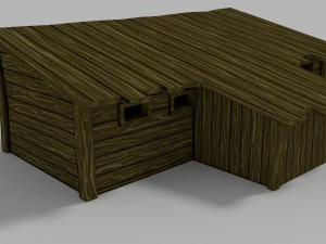 lowpoly rpg house 3D Model