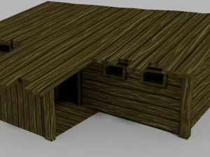lowpoly rpg house 3D Model