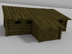 lowpoly rpg house 3D Model