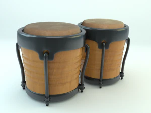 ボンゴドラム 3Dモデル