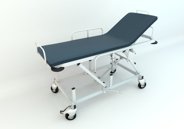 hospital gurney 3D-Modell .c4d .max .obj .3ds .fbx .stl .blend 