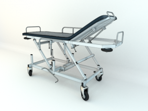 hospital gurney 3D-Modell