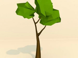 lowpoly trees 3D Model
