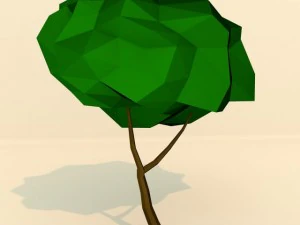 lowpoly trees 3D Model