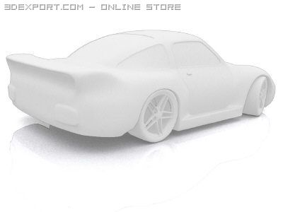 sports car 3Dモデル .c4d .max .obj .3ds .fbx .stl .blend 