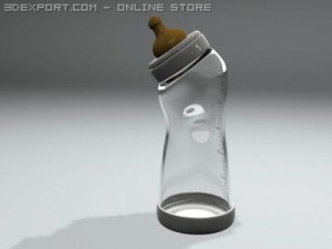 biberon Modèle 3D