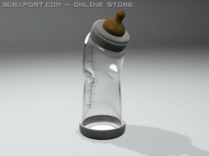 biberon Modèle 3D