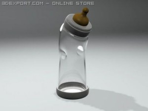 biberon Modèle 3D