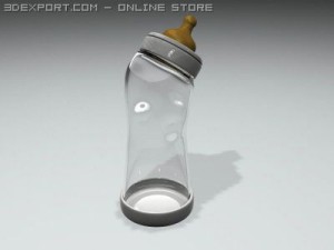 biberon Modèle 3D