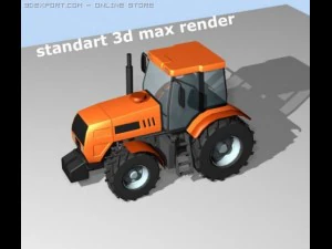 трактор 3D Модель