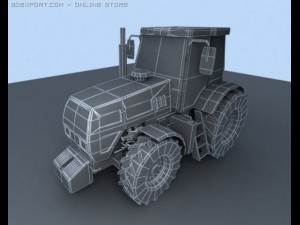 tractor 3D Model