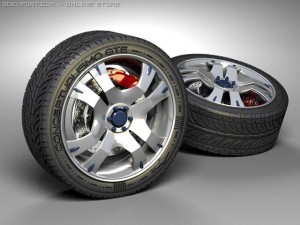 wheel Modelo 3D