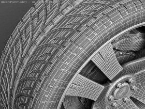 wheel Modello 3D