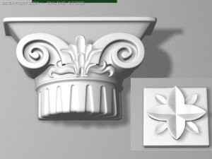 2 architect elements Modelo 3D