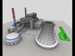 фабрика 3D Модель