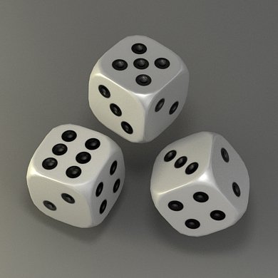 dice Model 3D .c4d .max .obj .3ds .fbx .stl .blend 