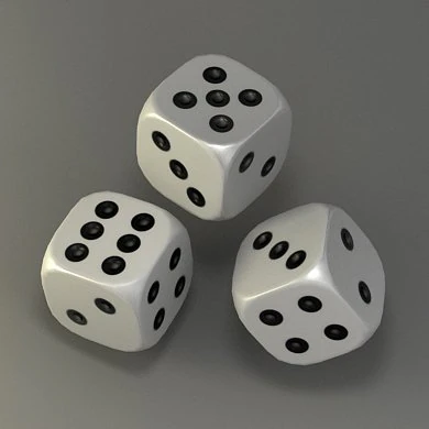 dice 3D Model .c4d .max .obj .3ds .fbx .stl .blend 