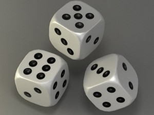 dice Modelo 3D