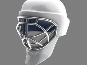 曲棍球头盔 3D 模型