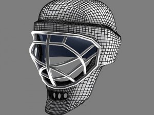 hockey helmet Model 3D