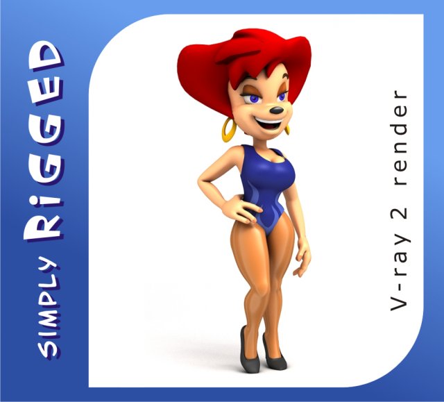 peg from goof troop 3Dモデル .c4d .max .obj .3ds .fbx .stl .blend 