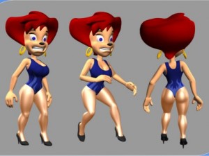 peg from goof troop 3Dモデル