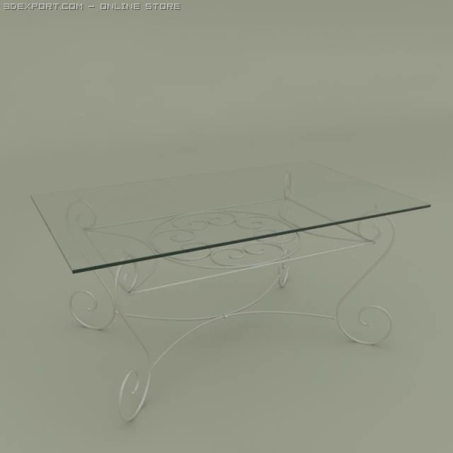 table 3D Model .c4d .max .obj .3ds .fbx .stl .blend 