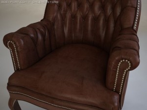 armchair admiral 3D Model