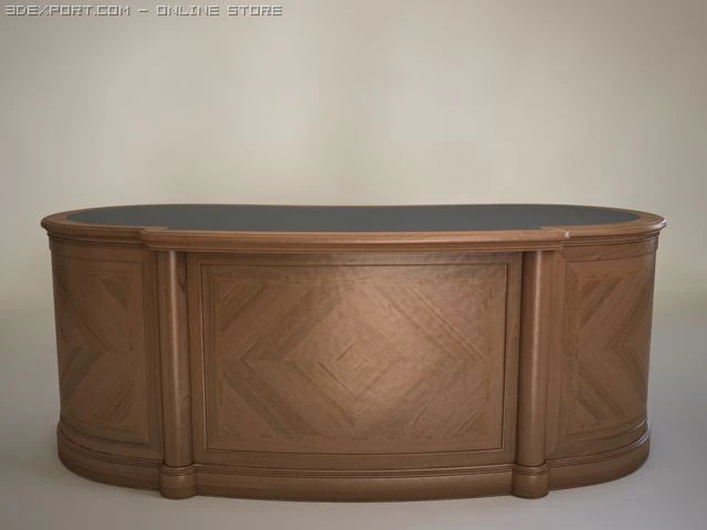 desk lord ciliegio 3D Model .c4d .max .obj .3ds .fbx .stl .blend