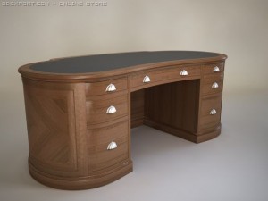 desk lord ciliegio 3D Model