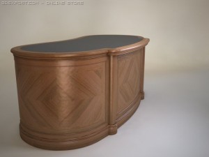 desk lord ciliegio 3D Model
