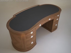 desk lord ciliegio 3D Model