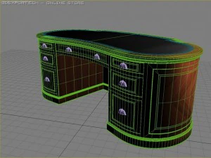 desk lord ciliegio 3D Model